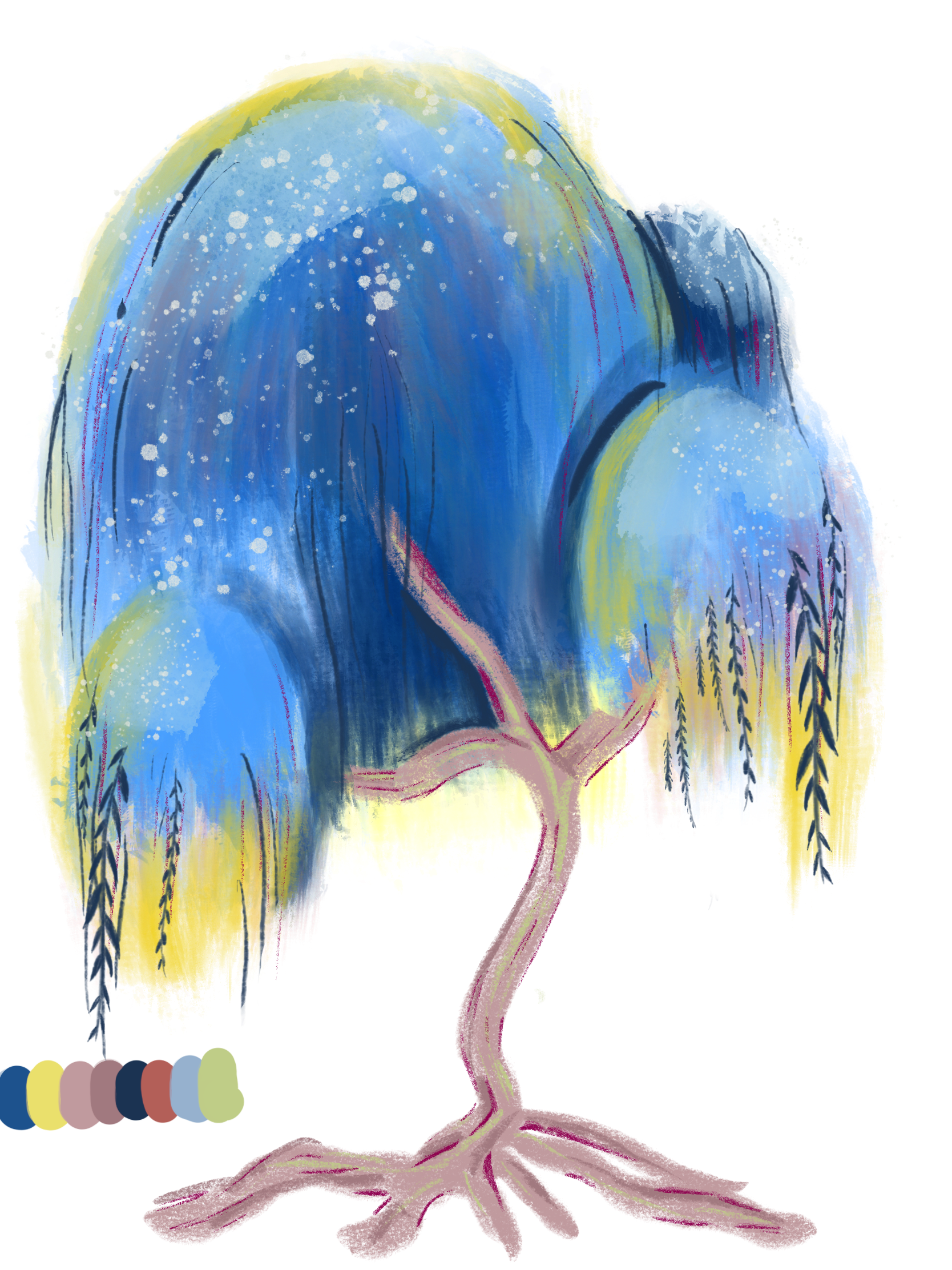 background image of a tree